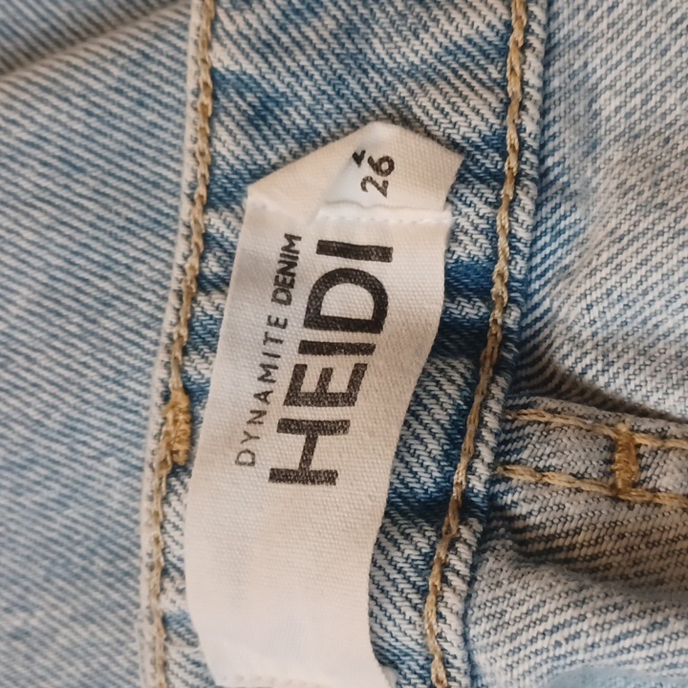 Dynamite Heidi Light Blue Denim Wide Leg Jeans - Size 26 - Picture 5 of 8